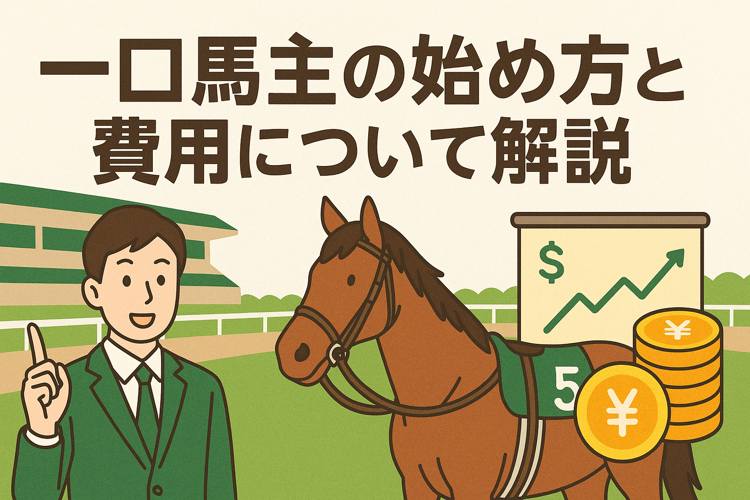 【一口馬主】始め方と費用について実体験をもとに解説