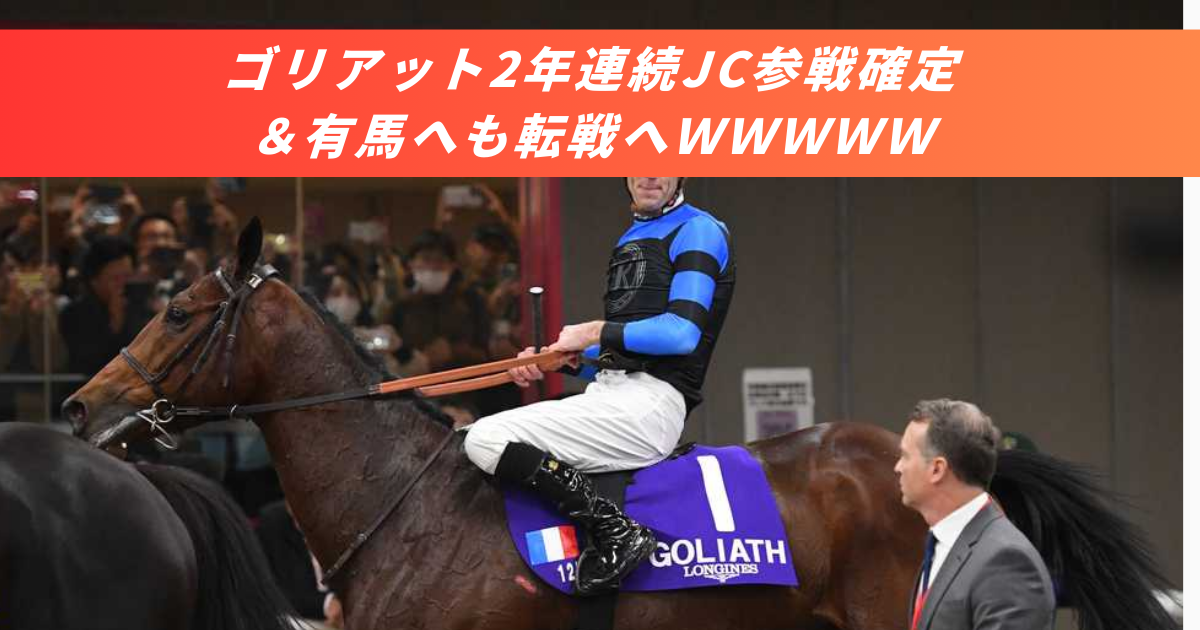 【競馬5ちゃんねるまとめ】ゴリアット次走ジャパンカップ馬主カードスミヨンジャパンカップJC有馬【ニュース速報２ちゃんねる】