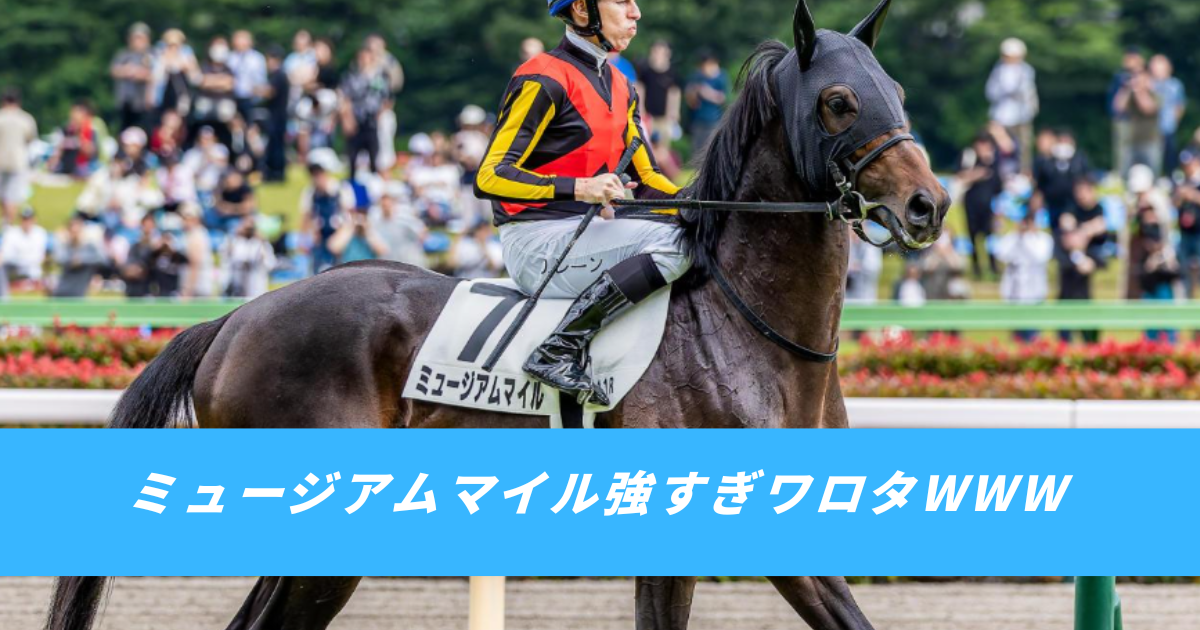 【競馬5ちゃんねるまとめ】ミュージアムマイル強すぎセントライト記念戸崎圭太【ニュース速報２ちゃんねる】