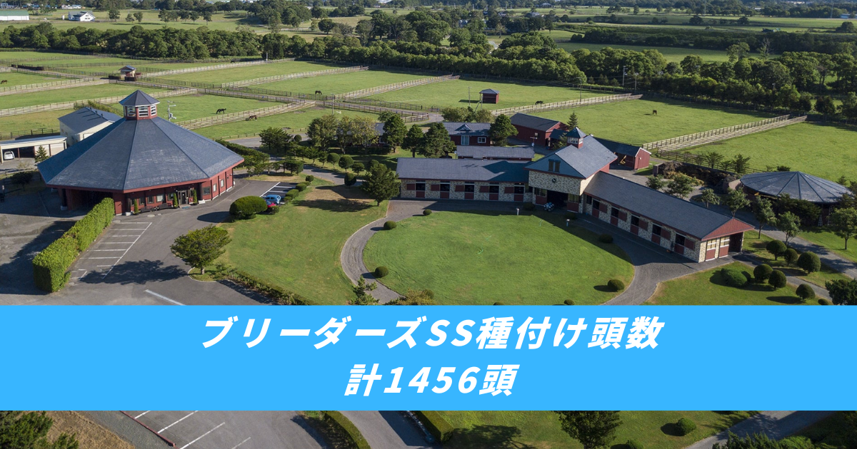 【競馬まとめサイト】ブリーダーズスタリオンステーション種付頭数ブリーダーズSS種牡馬