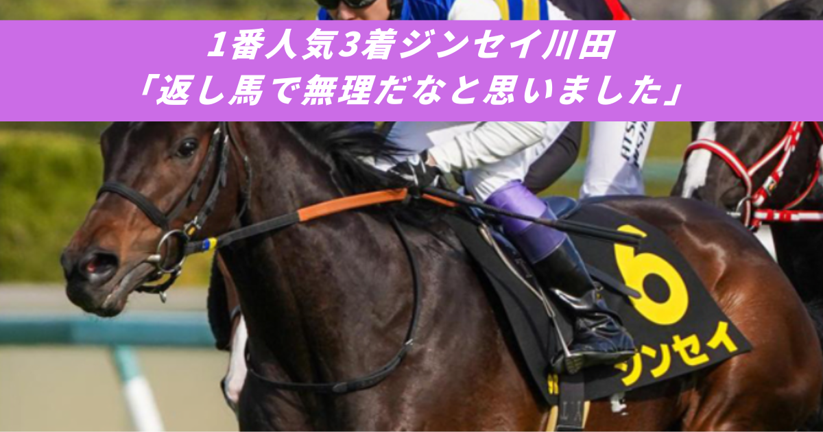 【競馬5ちゃんねるまとめ】川田将雅ジンセイ1番人気3着返し馬で無理【ニュース速報２ちゃんねる】